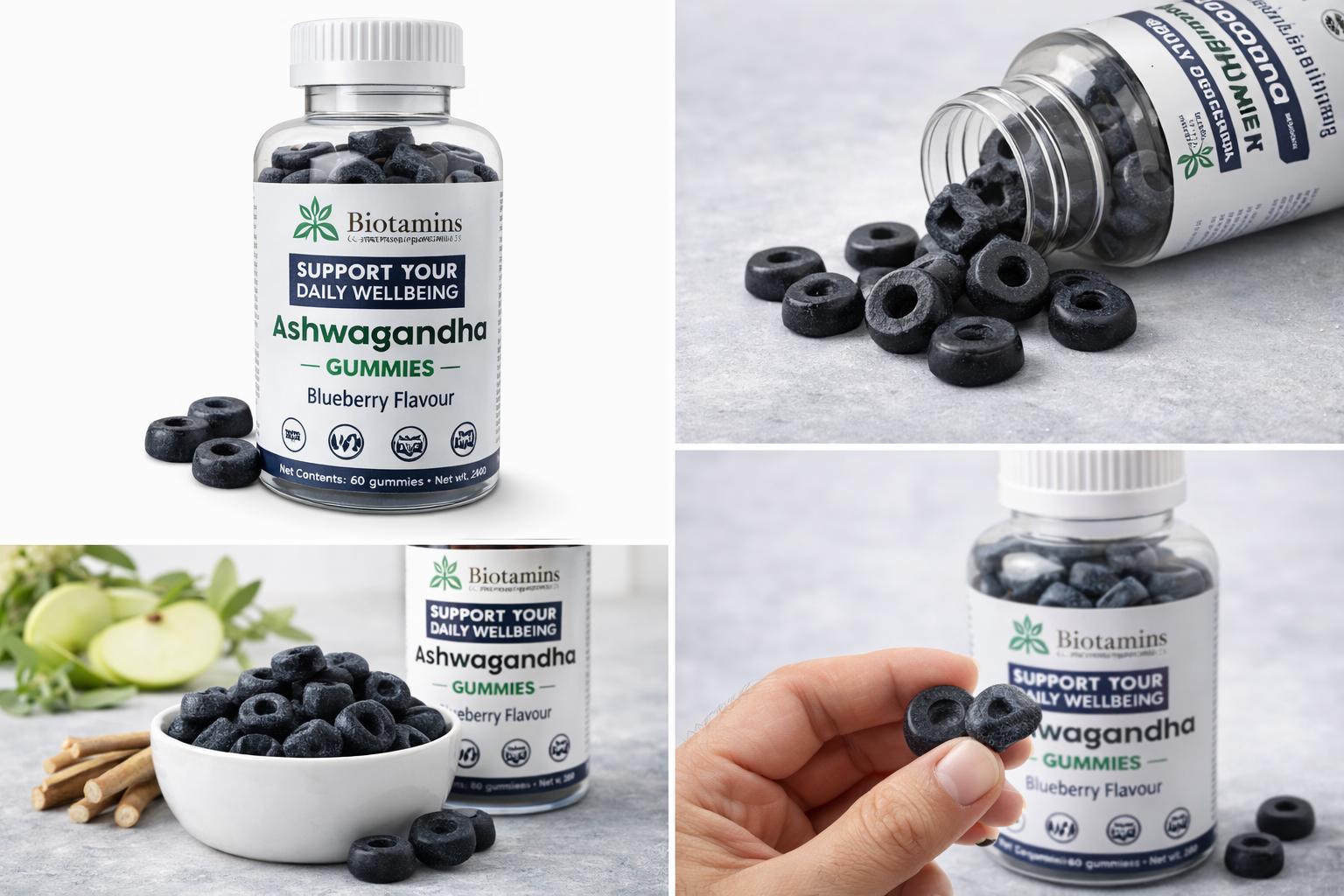Ashwagandha Gummies (Blueberry Flavour) - Image 3